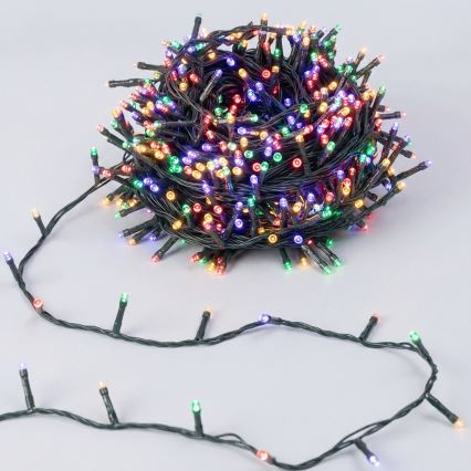 Aigostar - LED външна коледна гирлянда 50xLED/8 функции 8m IP44 многоцветна