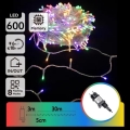 Aigostar - LED външна коледна гирлянда 600 x LED/8 функции 30 m IP44 многоцветна