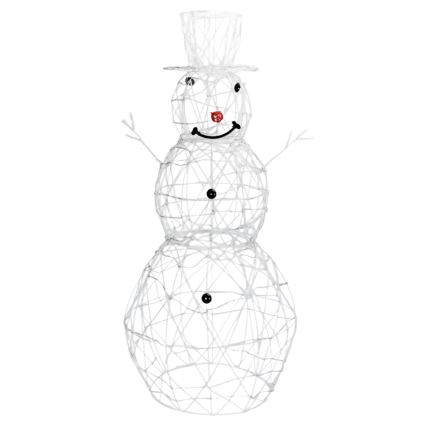 Aigostar - LED външна коледна декорация 3,6W/31/230V 2700K 120 cm IP44 снежен човек