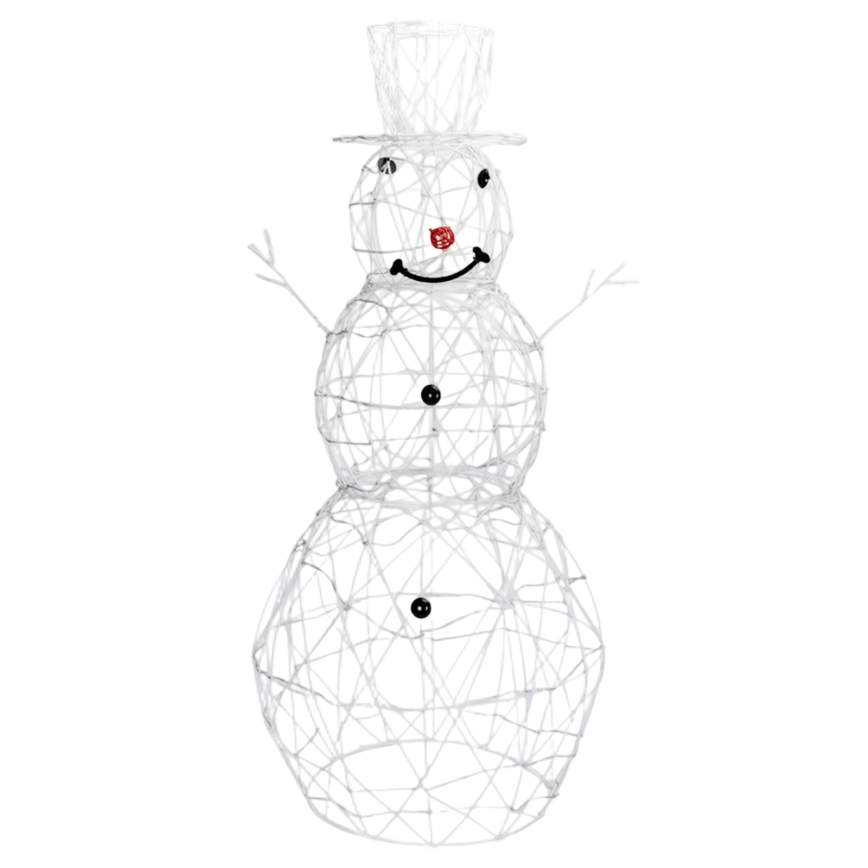 Aigostar - LED външна коледна декорация 3,6W/31/230V 2700K 120 cm IP44 снежен човек