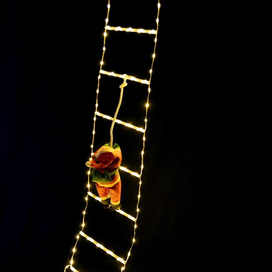 Aigostar - LED външна коледна декорация 304xLED/8 функции 3 m IP44 топла бяла