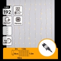 Aigostar - LED външна коледна верига 192xLED/8 функции 4,5x1,2m IP44 топла бяла светлина
