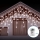 Aigostar - LED Външна коледна верига 200xLED/8 функции 3xAA 13x0,6м IP44 студено бяло