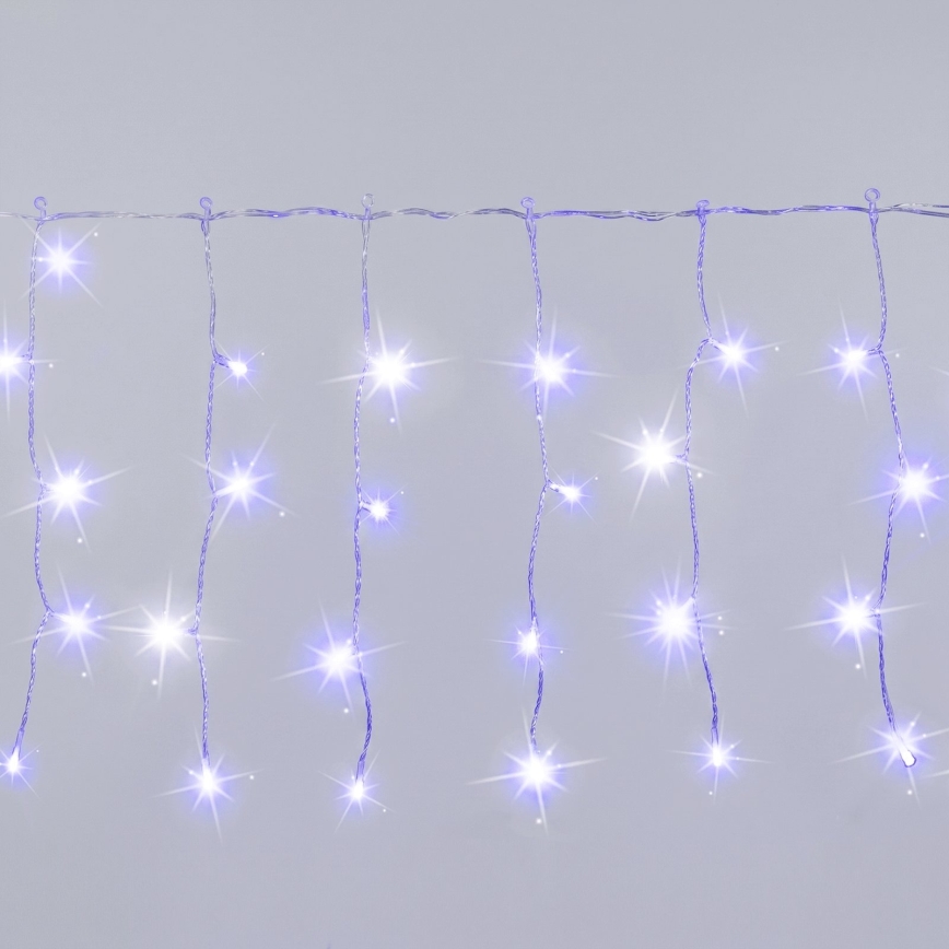 Aigostar - LED външна коледна верига 200xLED 8x0,4m IP44 синя