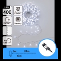 Aigostar - LED външна коледна верига 400xLED/8 режима 23m IP44 студено бяло