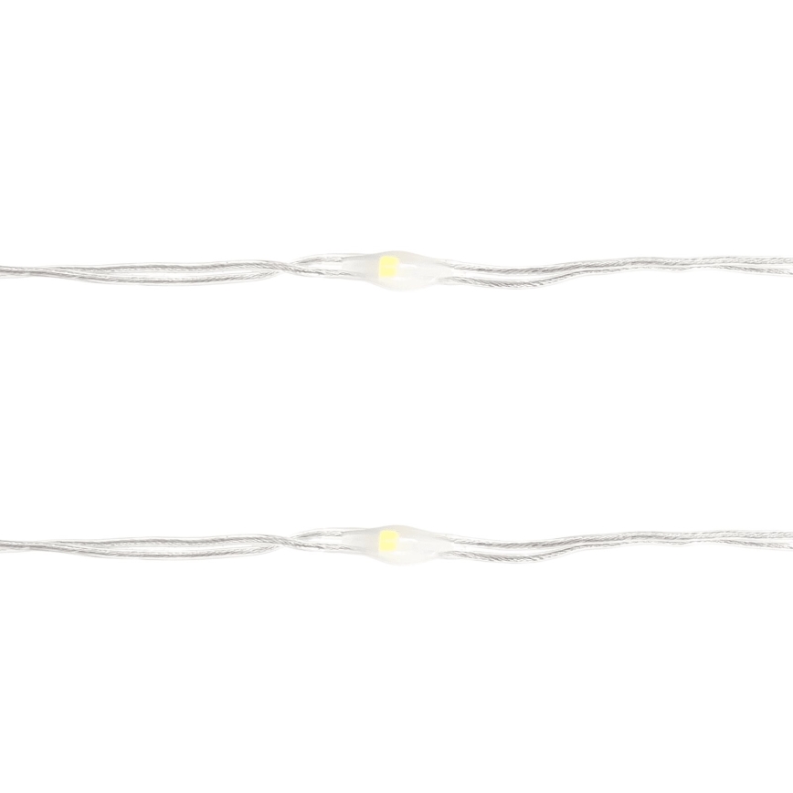 Aigostar - LED Коледен гирлянд 100xLED/3xAA 10,3м студено бяло