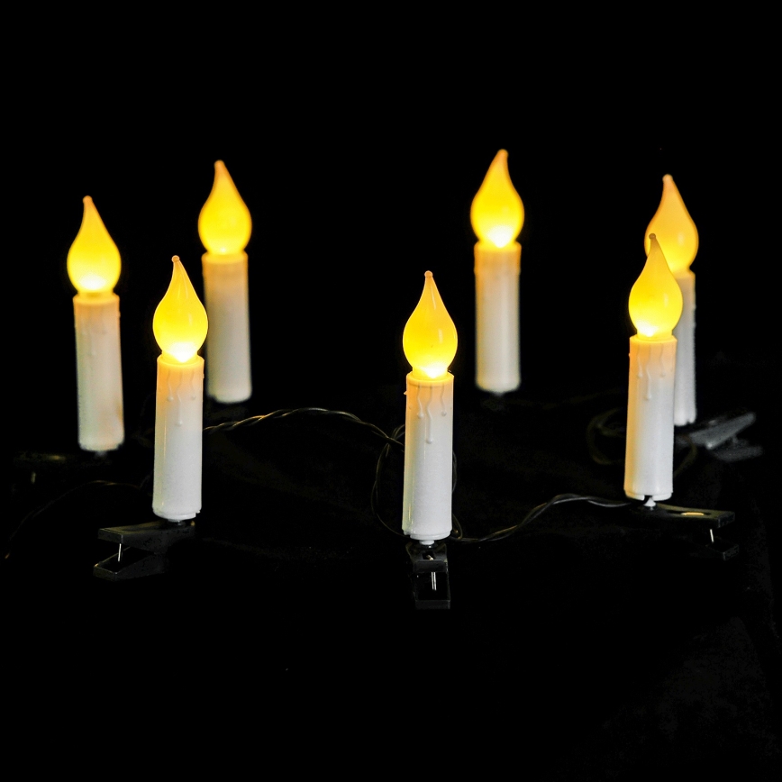 Aigostar - LED коледен гирлянд 25xLED/3xAA 5 m топла бяла светлина