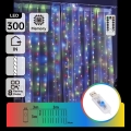 Aigostar - LED коледен гирлянд с регулируема яркост 300xLED/8 функции USB 6x3m многоцветен + дистанционно управление