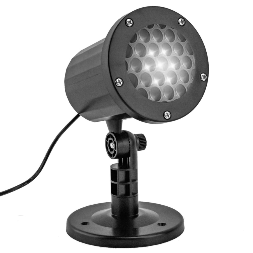 Aigostar - LED коледен външен прожектор за снежинки LED/5W/230V IP44 студено бяло