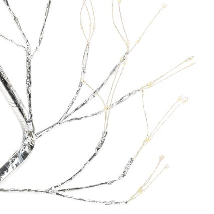 Aigostar - LED коледна декорация 108xLED/3xAA/8 функции 45cm топла бяла