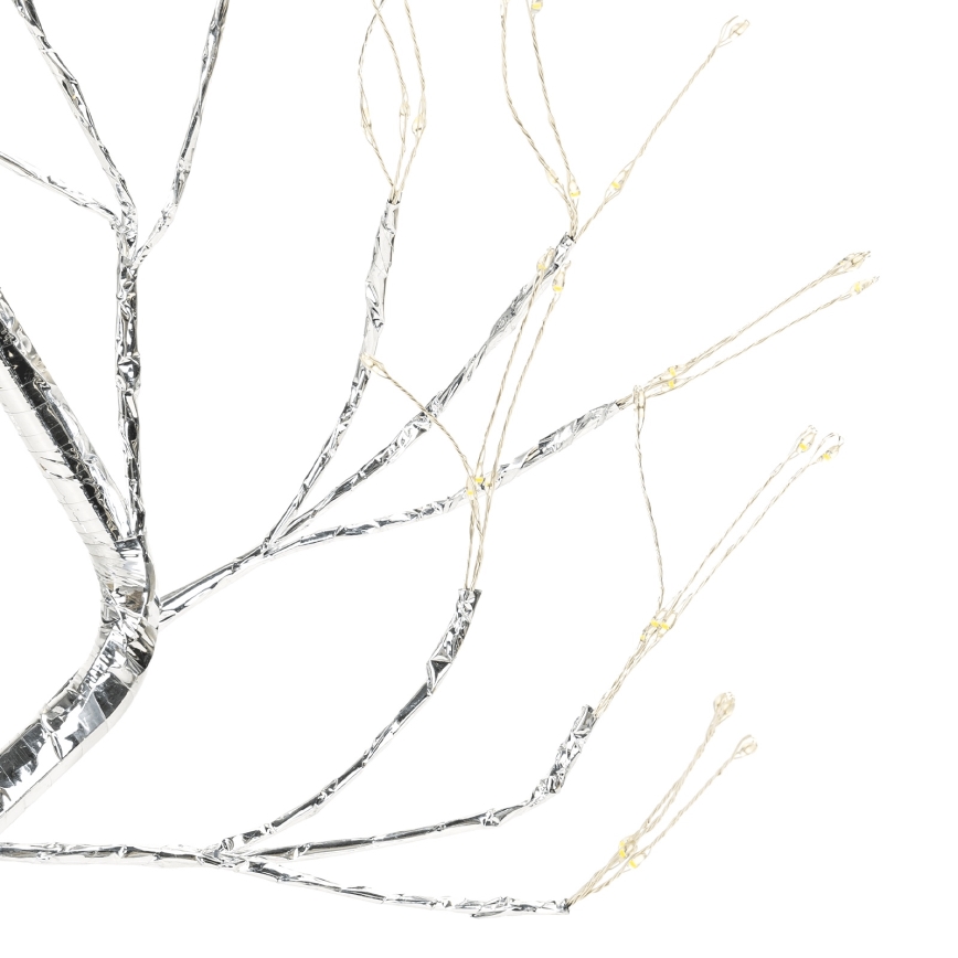 Aigostar - LED коледна декорация 108xLED/3xAA/8 функции 45cm топла бяла