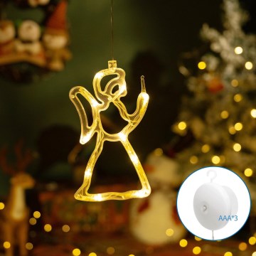 Aigostar - LED Коледна декорация LED/3xAAA ангелче 21см