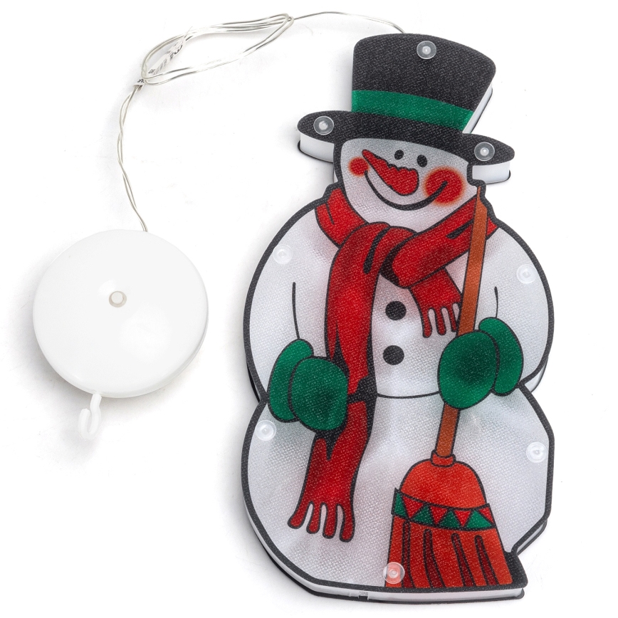 Aigostar - LED Коледна декорация LED/3xAAA снежен човек 25 см