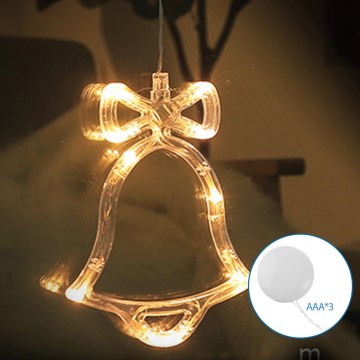 Aigostar - LED Коледна декорация LED/3xAAA звънче 18 см