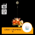 Aigostar - LED Коледна декорация LED/3xAAA Коледен самолет 17 см
