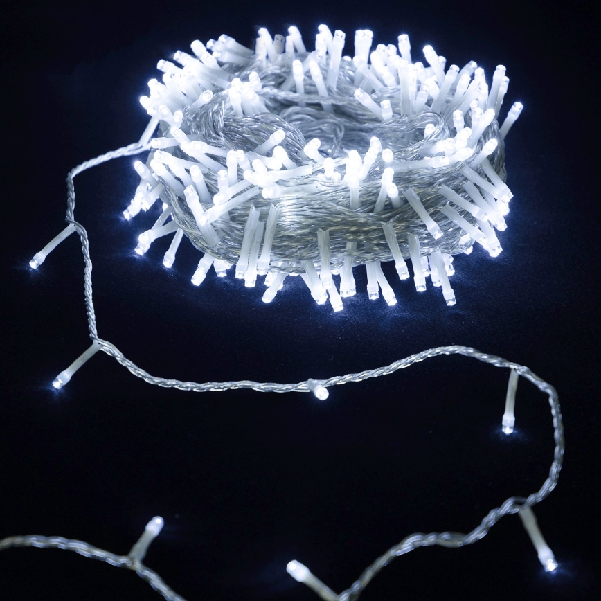 Aigostar - LED коледна гирлянда 100xLED/3xAA 10,3m студено бяло