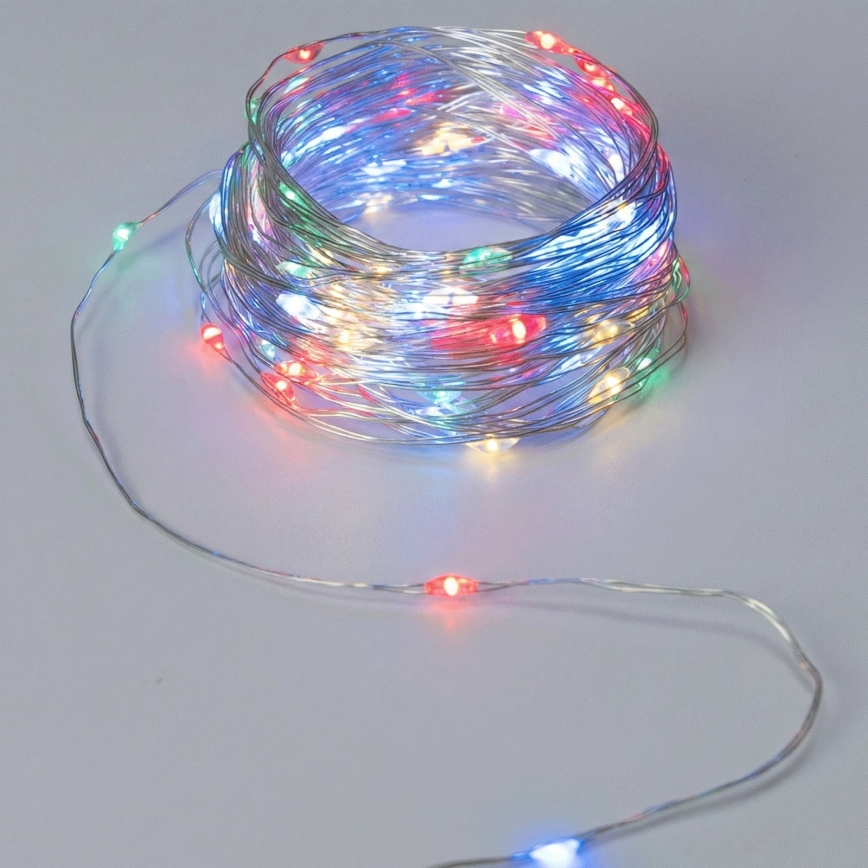 Aigostar - LED коледна гирлянда 40xLED/2x3V 4m многоцветна