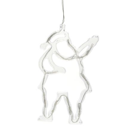 Aigostar - LED коледна украса 10xLED/3xAAA Дядо Коледа 20 см