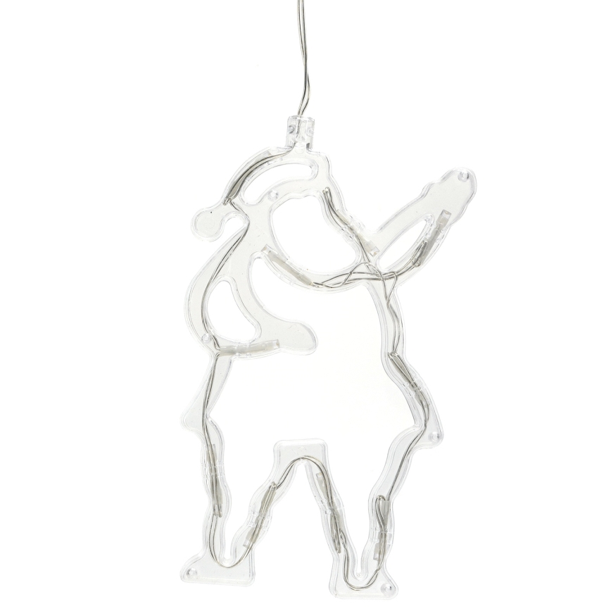 Aigostar - LED коледна украса 10xLED/3xAAA Дядо Коледа 20 см