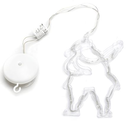 Aigostar - LED коледна украса 10xLED/3xAAA Дядо Коледа 20 см