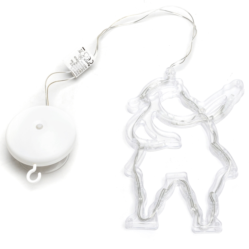 Aigostar - LED коледна украса 10xLED/3xAAA Дядо Коледа 20 см