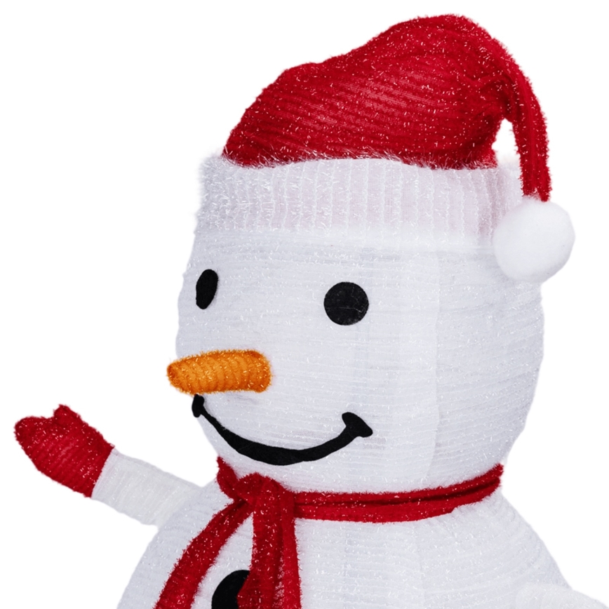 Aigostar - LED коледна външна декорация 50xLED/3xAA 0,7m IP44 снежен човек + дистанционно управление