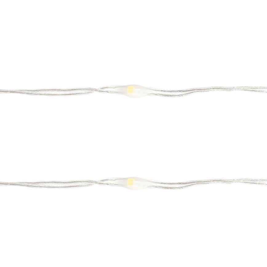 Aigostar - LED Коледни лампички 100xLED/3xAA 10,3 м топло бял