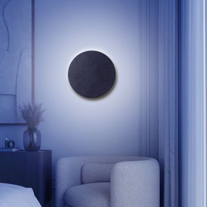 Aigostar - LED регулируемо стенен осветител MESH Smart LED/12W/230V 2700-6500K черен