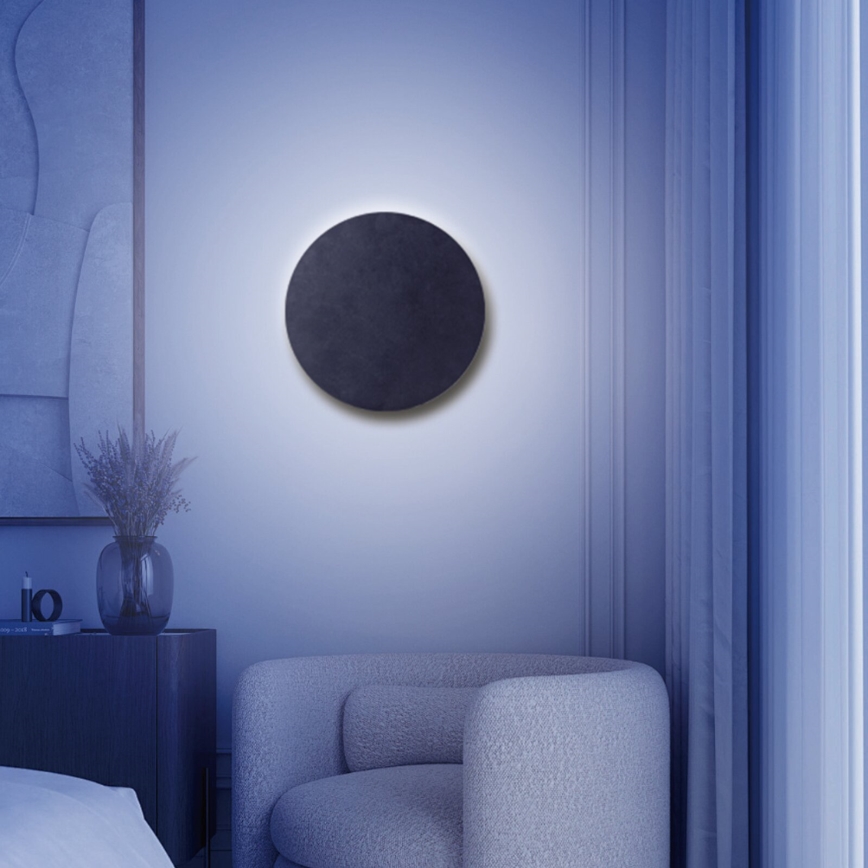 Aigostar - LED регулируемо стенен осветител MESH Smart LED/12W/230V 2700-6500K черен