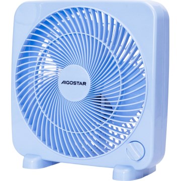 Aigostar - Настолен вентилатор 30W/230V син
