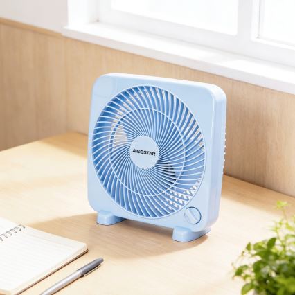 Aigostar - Настолен вентилатор 30W/230V син