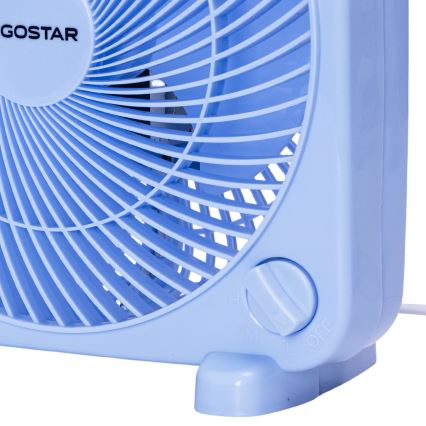 Aigostar - Настолен вентилатор 30W/230V син