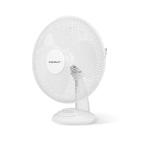 Aigostar - Настолен вентилатор 35W/230V 34 cм бял