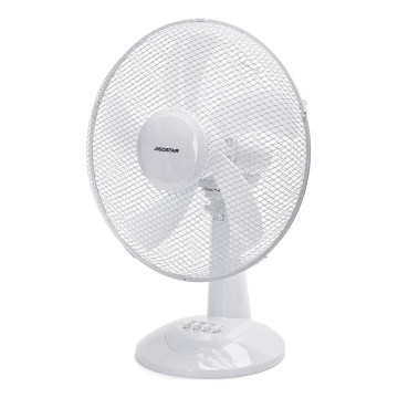 Aigostar - Настолен вентилатор 45W/230V бял