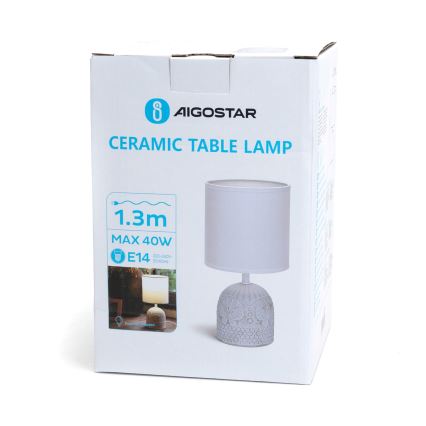 Aigostar - Настолна лампа 1xE14/40W/230V