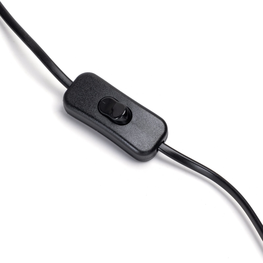 Aigostar - Настолна лампа 1xE27/60W/230V черен