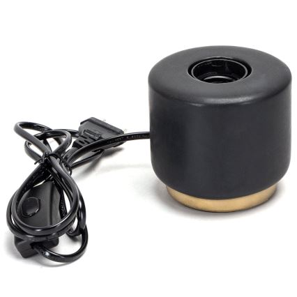 Aigostar - Настолна лампа 1xE27/60W/230V черен