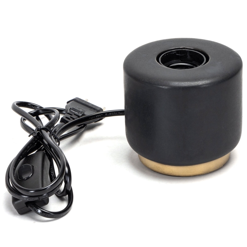 Aigostar - Настолна лампа 1xE27/60W/230V черен