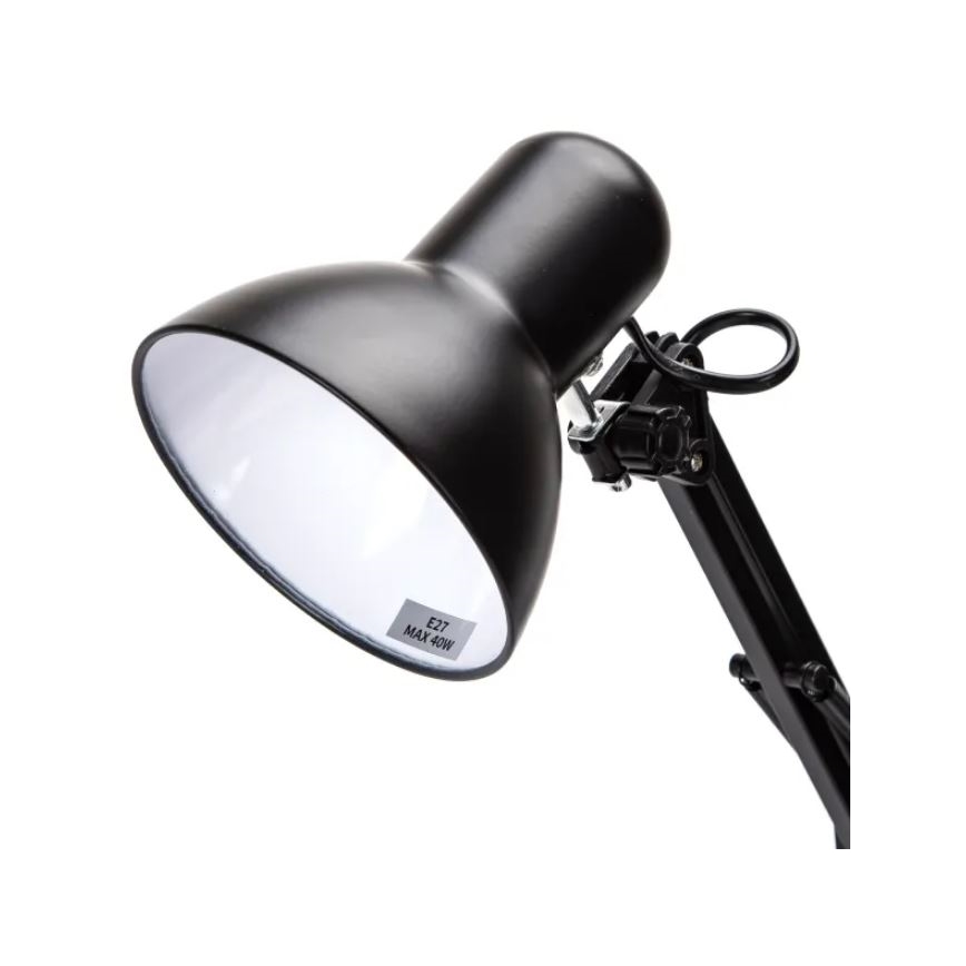 Aigostar - Настолна лампа 2в1 1xE27/40W/230V черен