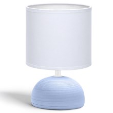Aigostar - Настолна лампа 1xE14/40W/230V синя/бяла