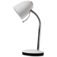 Aigostar -  Настолна лампа 1xE27/36W/230V бяла/хром