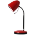 Aigostar -  Настолна лампа 1xE27/36W/230V червена/хром