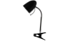 Aigostar -  Настолна лампа с щипка 1xE27/36W/230V черна/хром