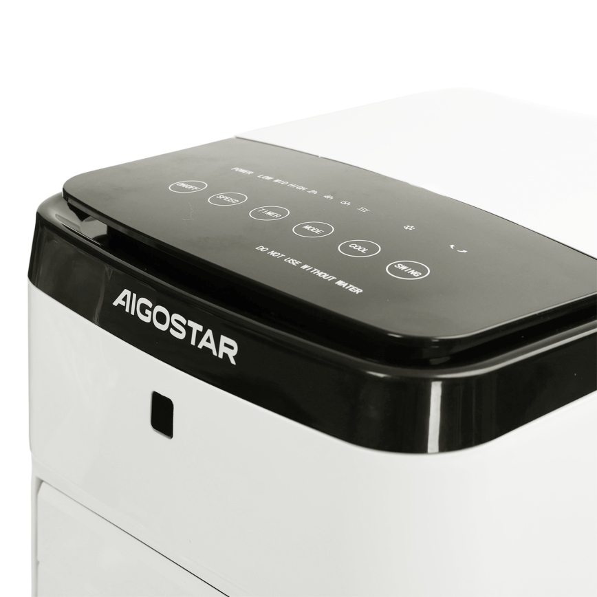 Aigostar - Охладител на въздуха 60W/230V бял + дистанционно управление