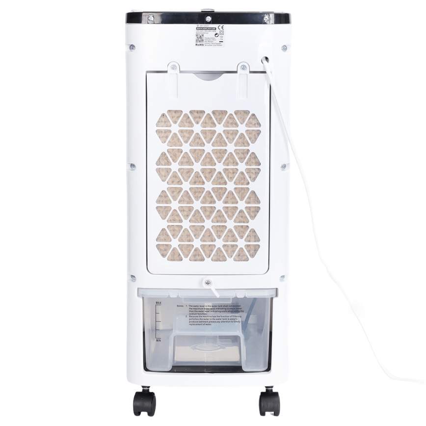 Aigostar - Охладител на въздуха 60W/230V бял + дистанционно управление