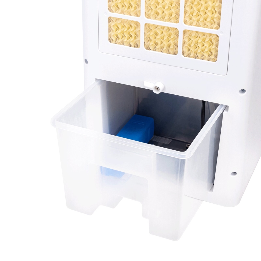 Aigostar - Охладител за въздух 80W/230V бял + дистанционно управление