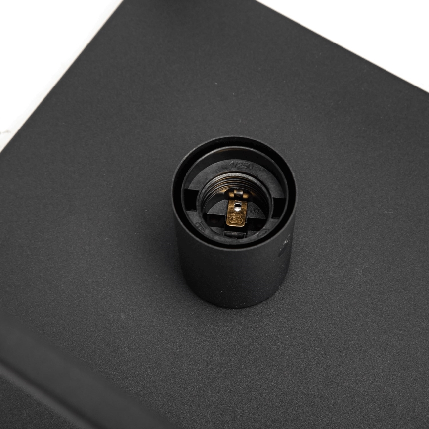 Aigostar - Плафон 1xE27/40W/230V черен