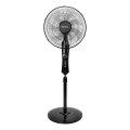 Aigostar - подов вентилатор 50W/230V черен + дистанционно управление