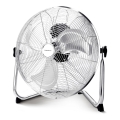 Aigostar - Подов вентилатор 60W/230V 44,5 см лъскав хром