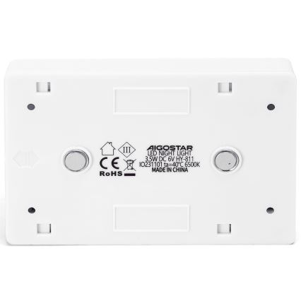 Aigostar - Преносима LED нощна лампа LED/4xAAA 6500K